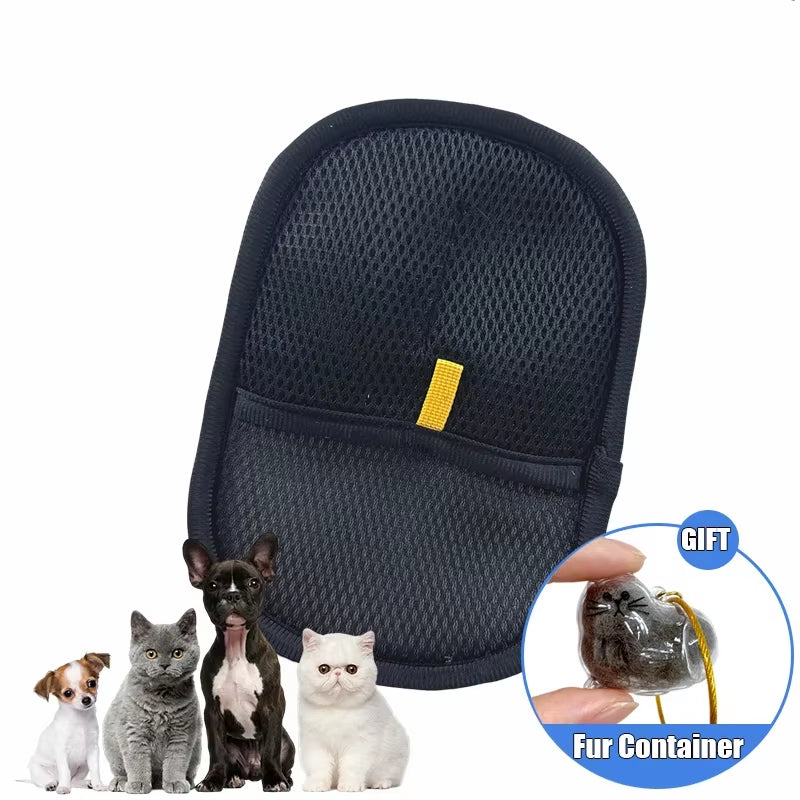 1/2/4PCS Pet Hair Removal Glove for Cats & Dogs Reusable Grooming Gloves anti Static Soft Pet Hair Cleaning Tools for Pet