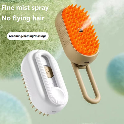 Dog Cat Steam Brush Short Hair Dog Steam Brush for a Cat Pet Comb Car Animal Hair Brush Pet Grooming GSZ06